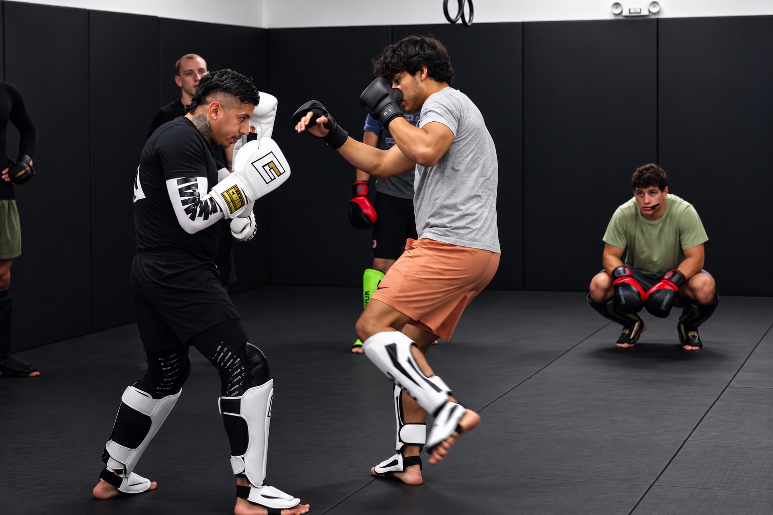 Adult kickboxing training at Ark Wave MMA
